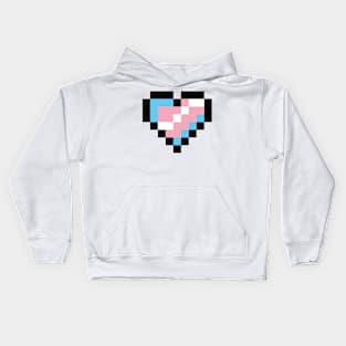 Trans heart Kids Hoodie